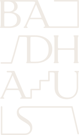 Badhaus Logo in Beige